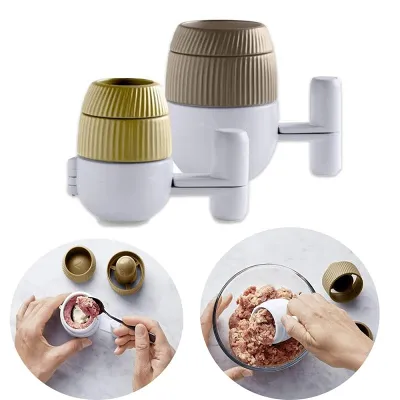 Kitchen Sandwich Meatball Machine -  DIY Fish, Meat, Rice Ball Machine Mold Tool