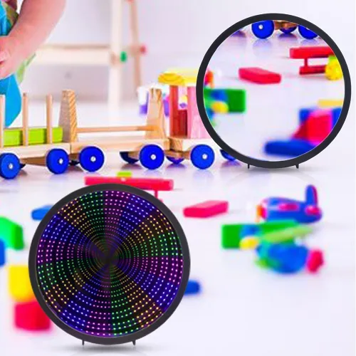 LED Infinity Mirror - Creative Mirror Tunnel Light