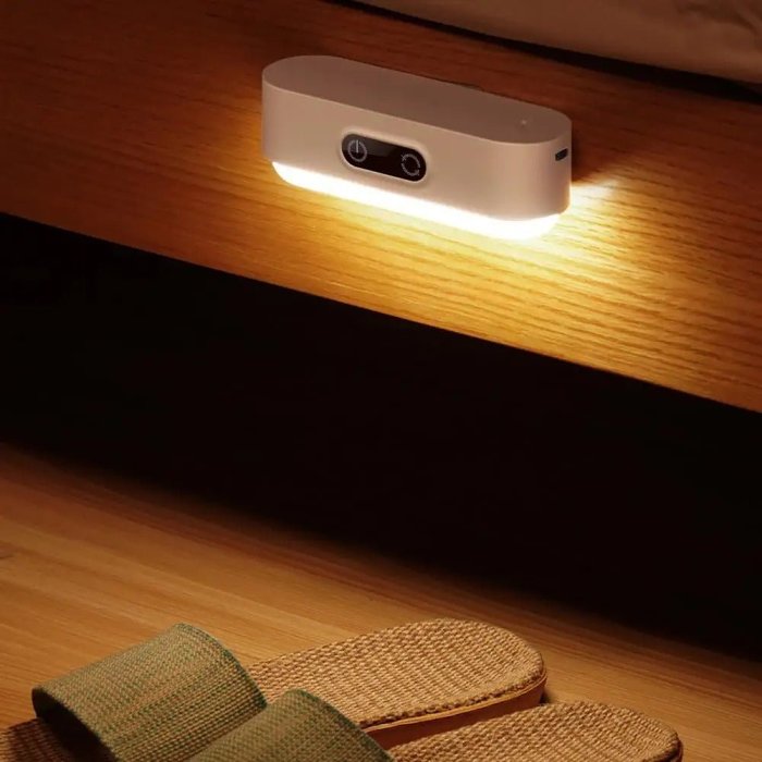 Peel & Stick Multipurpose Wireless Night Light - Motion Sensor Night Light with Touch Control for Cabinet, Bedroom, Hallway, College Dorm Room