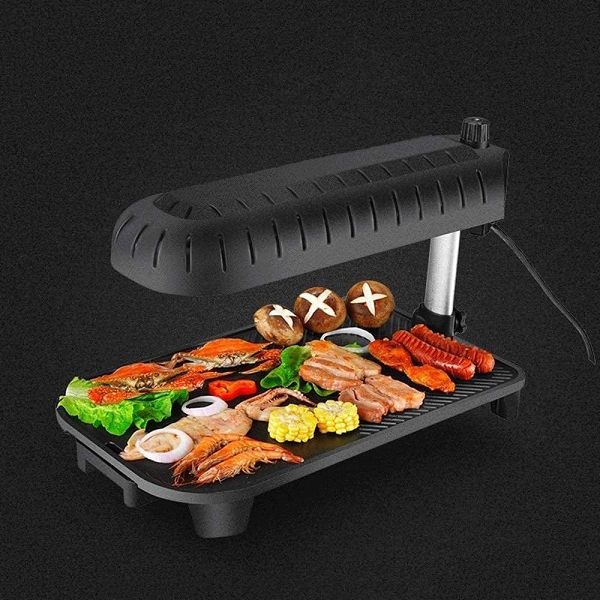 Infrared Electric Grill – 3D Smokeless Korean BBQ Non-Stick Electric Grill & Baking Pan