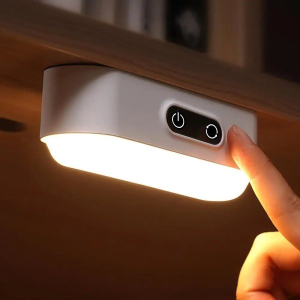 Peel & Stick Multipurpose Wireless Night Light - Motion Sensor Night Light with Touch Control for Cabinet, Bedroom, Hallway, College Dorm Room