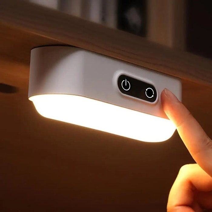 Peel & Stick Multipurpose Wireless Night Light - Motion Sensor Night Light with Touch Control for Cabinet, Bedroom, Hallway, College Dorm Room