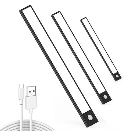 Magnetic Light Bar LED - Under Cabinet Lights with Motion Sensor & Activated Night Light Build