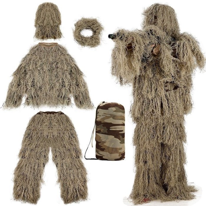 Hunting Ghillie Suit Sniper - 3D Camouflage Hunting Apparel
