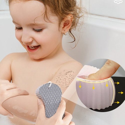 Exfoliating Shower Sponge - 3D Sponge Dead Skin Remover for Body