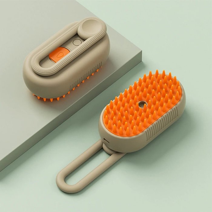Pet Brush - 3 in 1 Grooming Pet Brush For Removing Tangled & Loose Hair