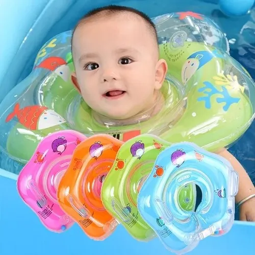 Inflatable Baby Neck Float - Safety Swimming Baby Neck Ring Tube