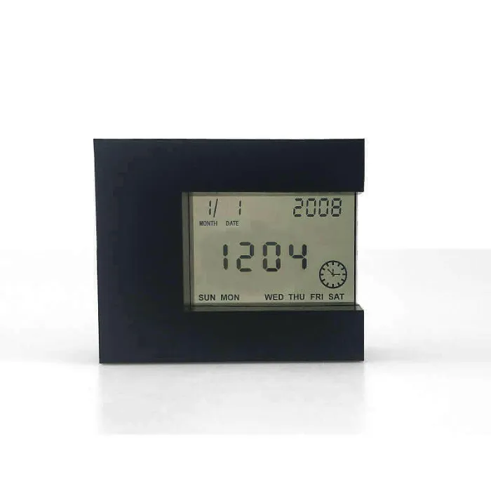 Electronic Square LCD Calendar Alarm Clock Digital