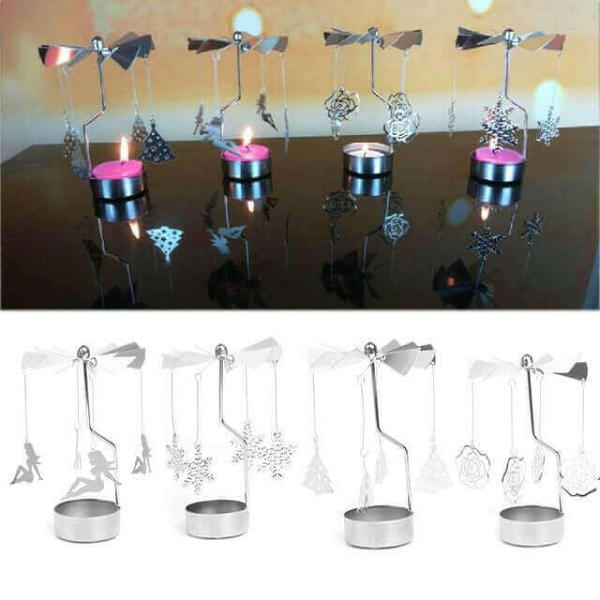 Modern candle holder Hot Spinning Rotary Metal