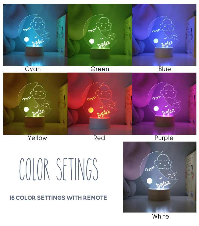 Personalized Ballerina Night Light
