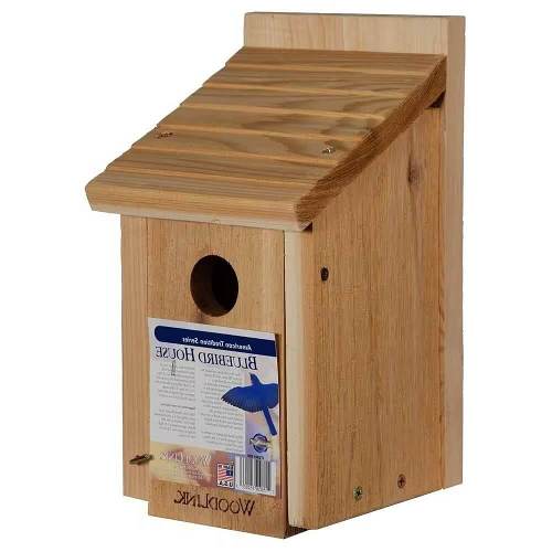Cedar Wood Birdhouse - Ideal for Eastern Western and Mountain