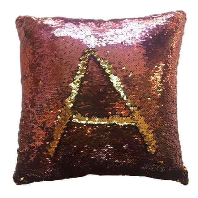 1PC Pillow case Two-sided Double Color Glitter
