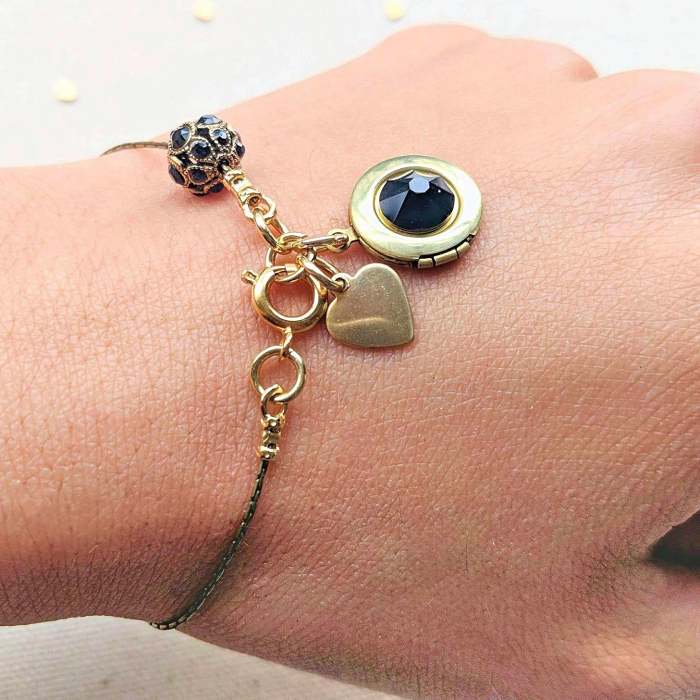 ENGRAVABLE  LOLA  LOCKET BRACELET
