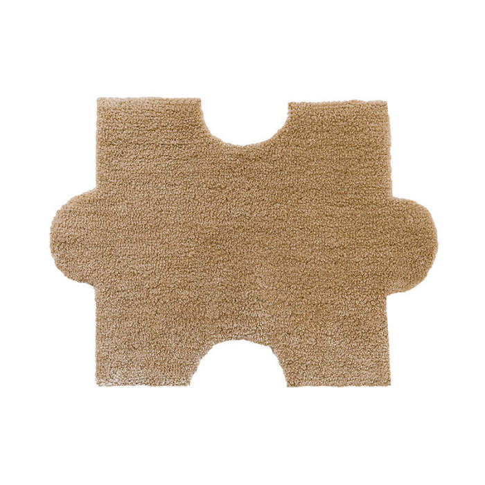 DIY Puzzle Piece Living Room Carpet