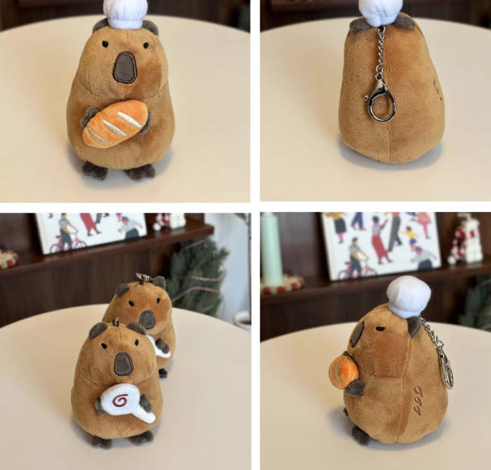 Sushi Chef Capybara Plushie