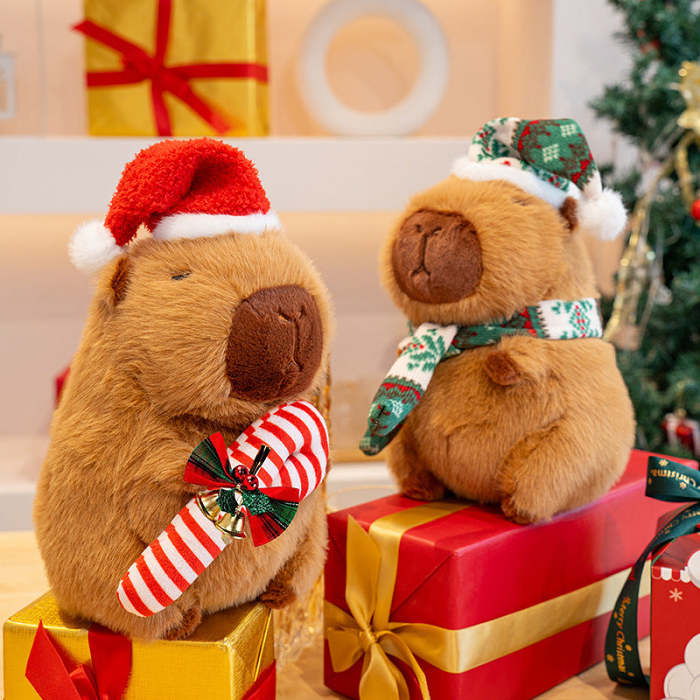 Christmas Capybara Plush