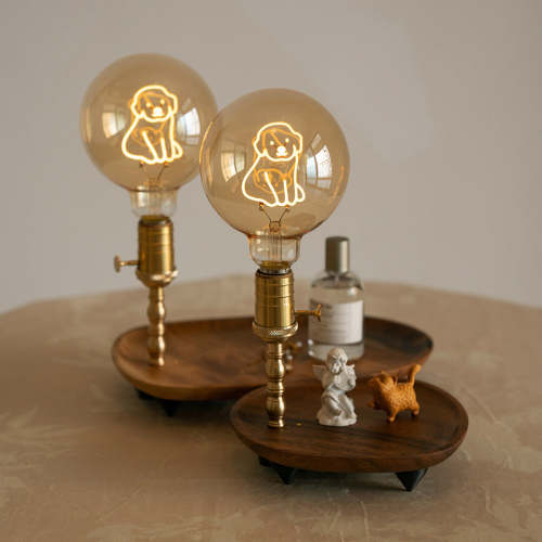 Urban Industrial Pup Lamp