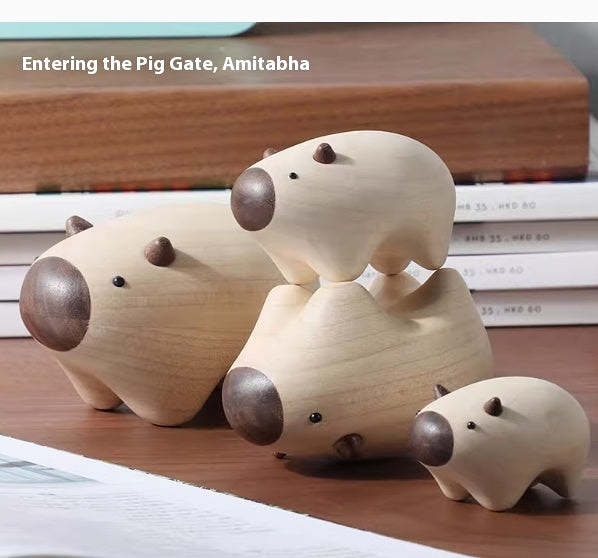 Capybara Jenga Wood Carving