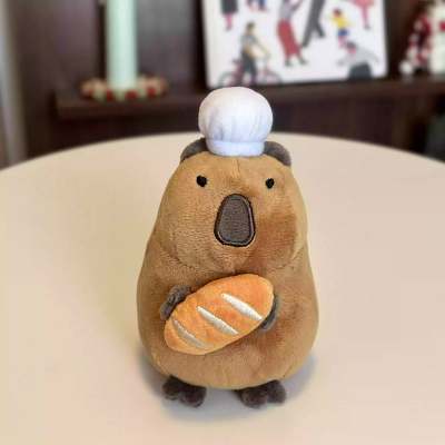 Sushi Chef Capybara Plushie