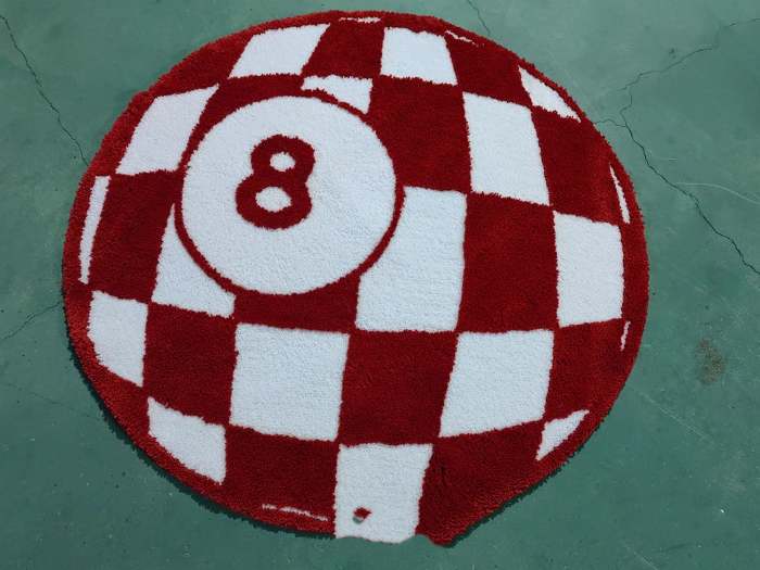 Billiard Ball Bedroom Rug