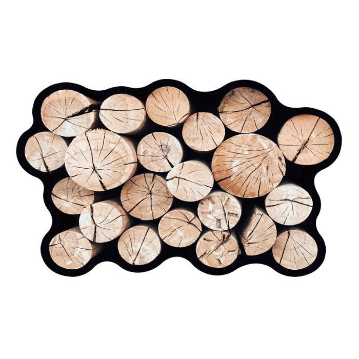 Wood Grain Bath Mat
