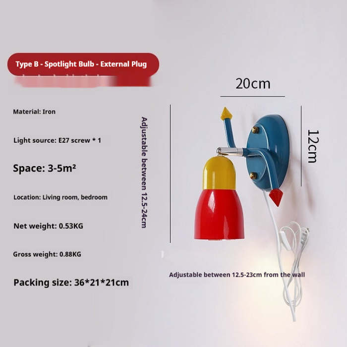 Bauhaus Rocker Wall Lamp