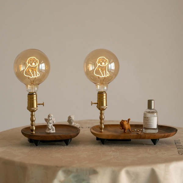 Urban Industrial Pup Lamp
