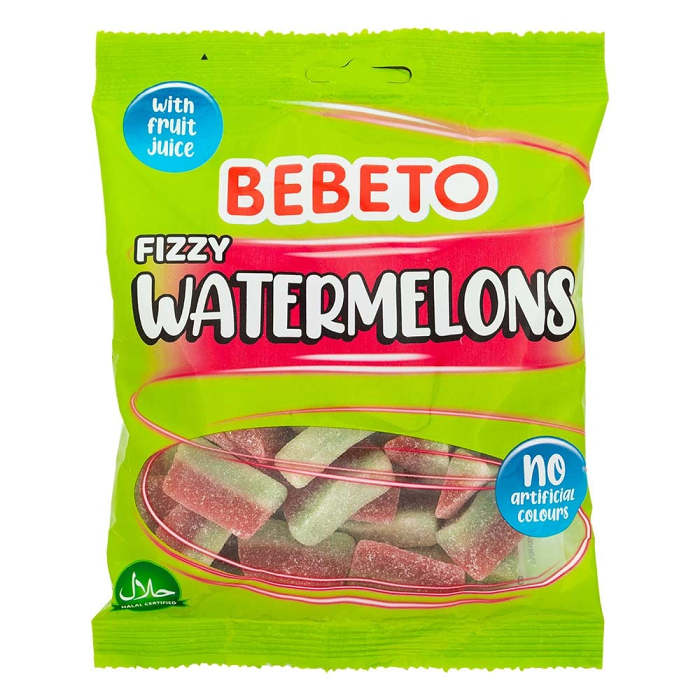 Bebeto Fizzy Watermelons 150g