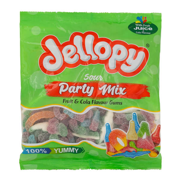 Jellopy Party Mix Sour Gummy 500g