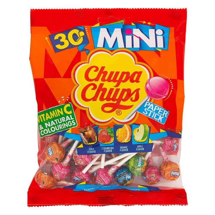 Chupa Chups Mini Lollipops 6g x 30 Pack