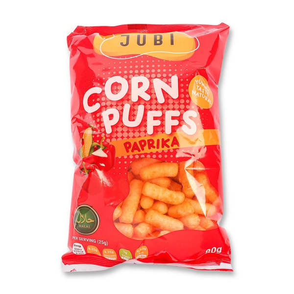 Jubi Corn Puffs Paprika 80g