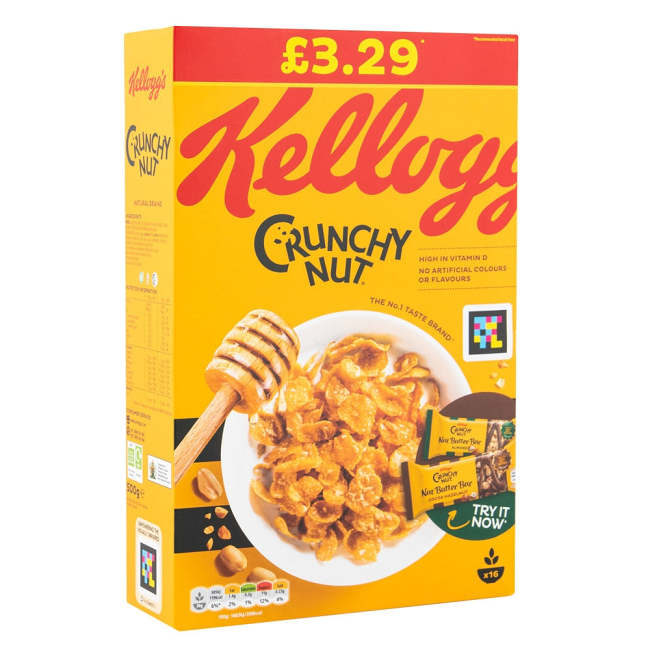 Kellogg's Crunchy Nut Cereal 500g