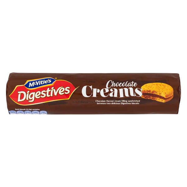 McVities Digestives Chocolate Cream Biscuits 168g