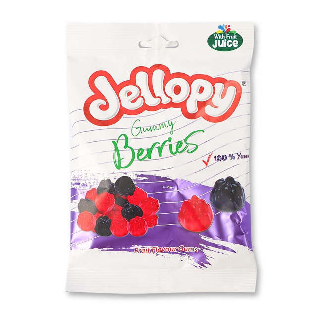 Jellopy Gummy Berries 160g