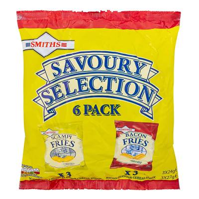 Smiths Savoury Selection 6 x 25.5g Pack