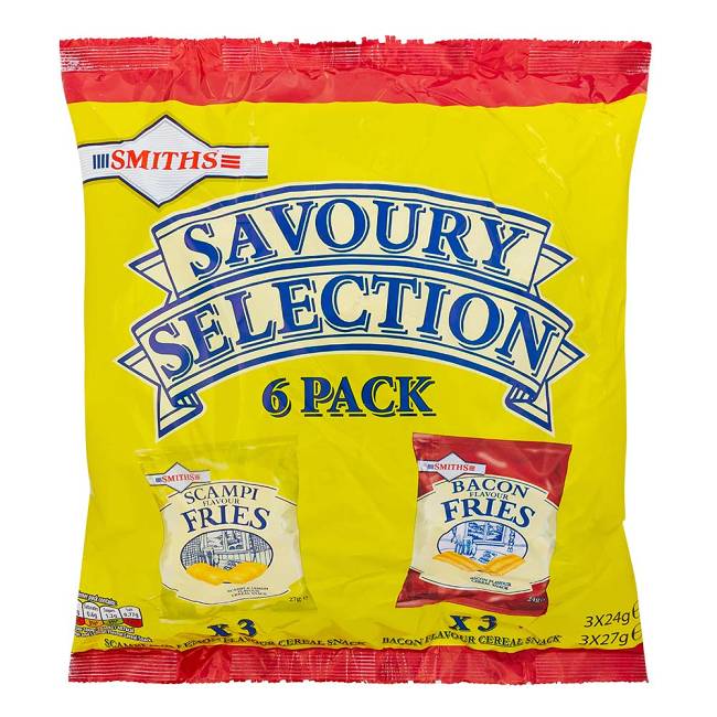 Smiths Savoury Selection 6 x 25.5g Pack
