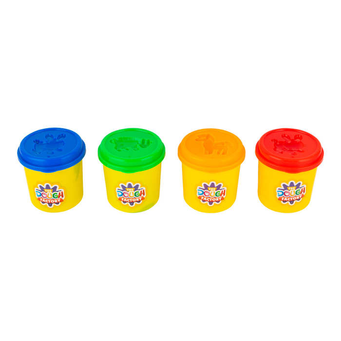 The Dough Factory Dough Modelling Play Set 4 Pack