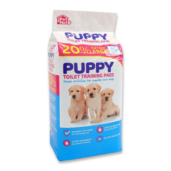 Pet Hut Puppy Toilet Training Pads 36 Pack