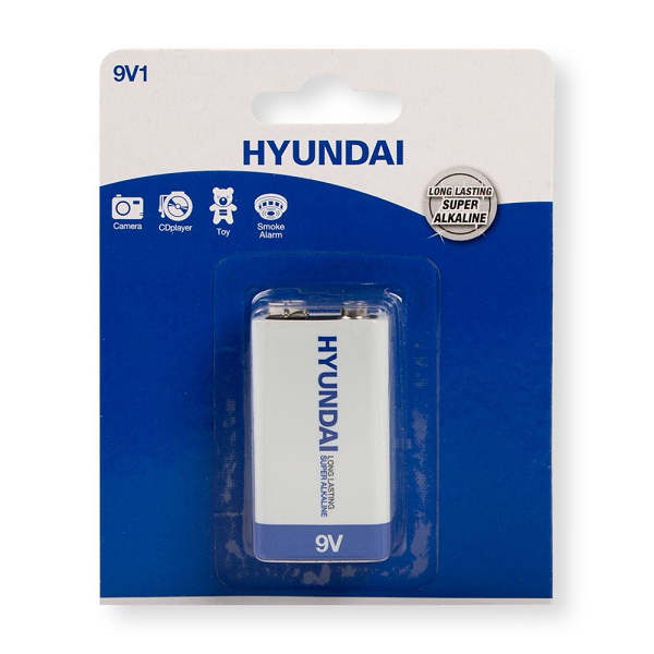 Hyundai Super Alkaline 9V Battery