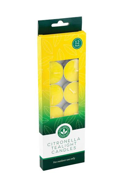 Citronella Tealights 12 Pack