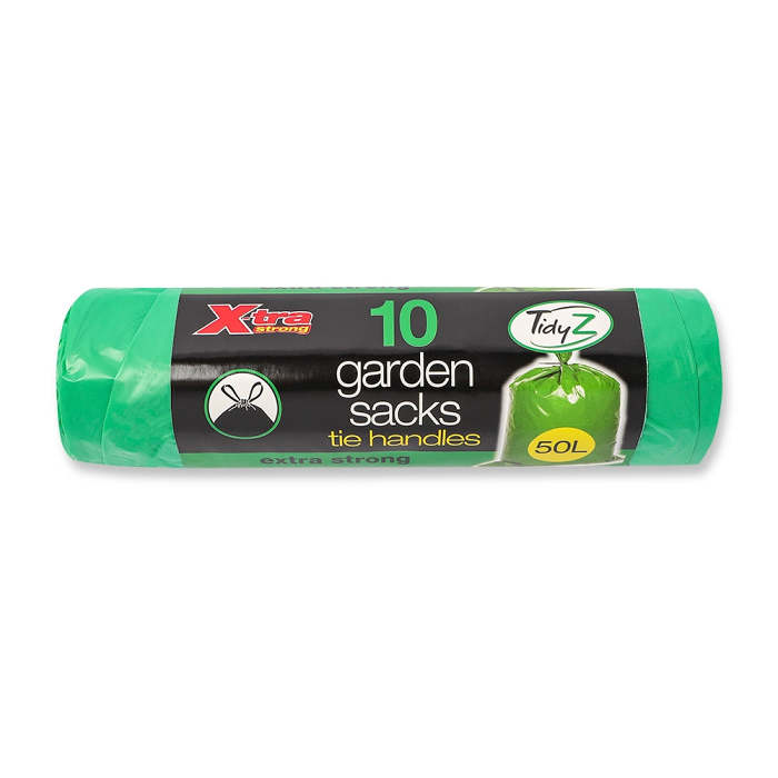 Garden Sacks With Tie Handles 50 Litres x 10 Pack