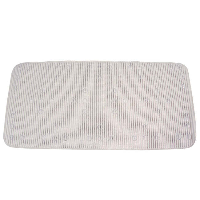 PVC Bath Math Wit Suction Cups White