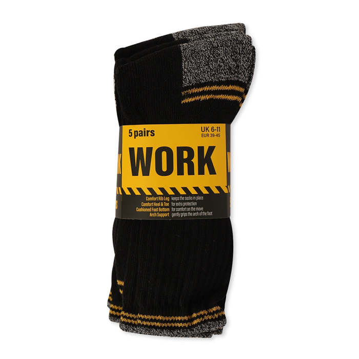 Men's Work Socks 5 Pairs