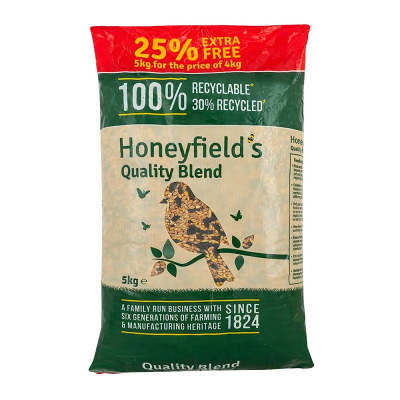 Honeyfield's Quality Blend Wild Bird Feed 5Kg