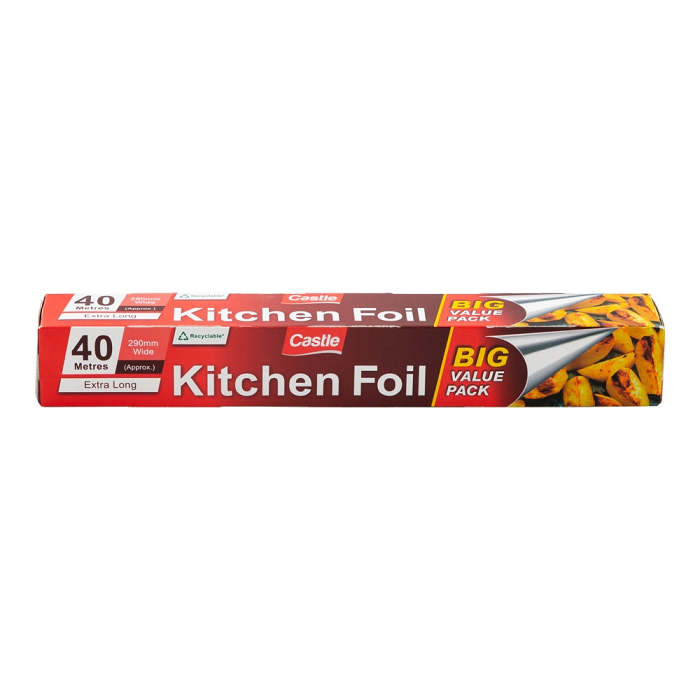 Castle Extra Long Kitchen Foil 290mm x 40 Metres