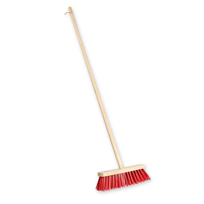 Broom With Wooden Handle