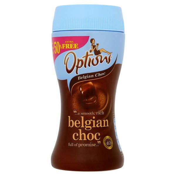 Options Instant Belgian Hot Chocolate 395g
