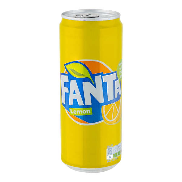 Fanta Lemon Soft Drink Can 330ml