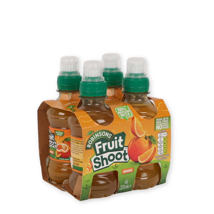 Robinsons Fruit Shoot Orange 200ml x 4 Pack