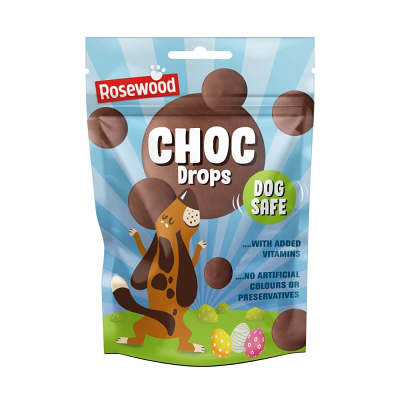 Rosewood Choc Drops For Dogs 200g